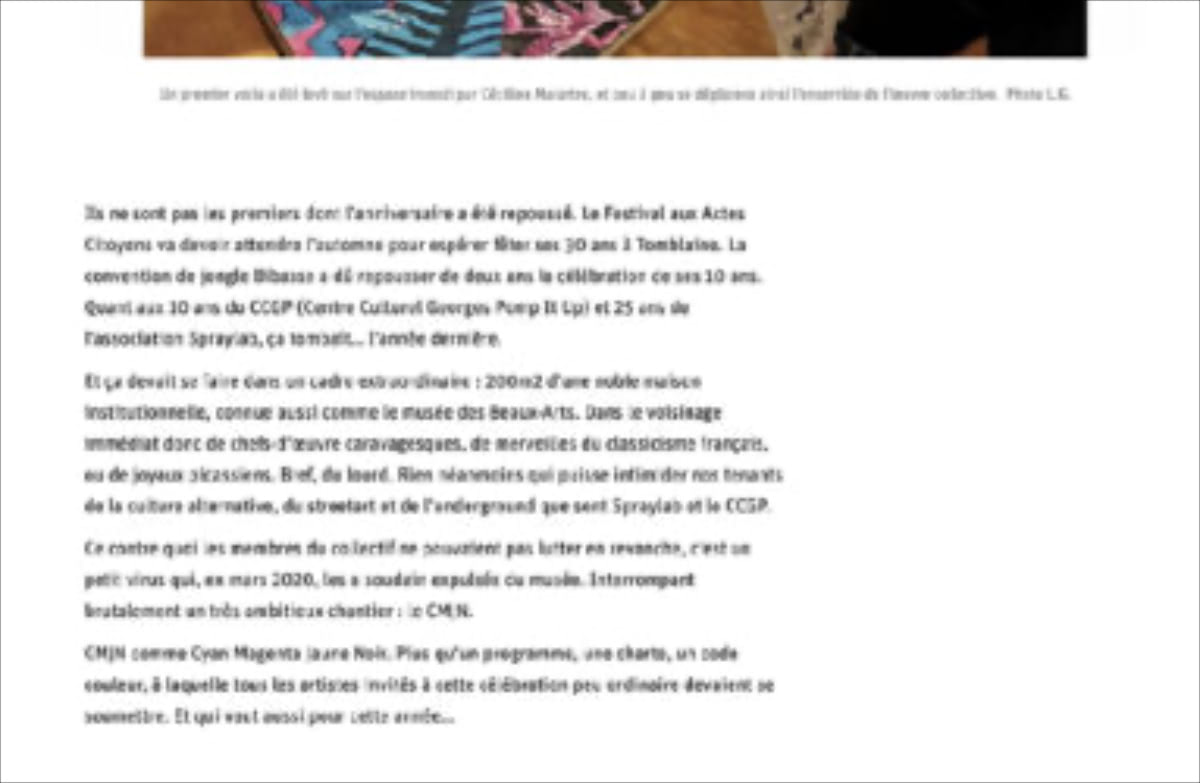 Article CMJN-2021 - L'Est Républicain - 2 mai 2021